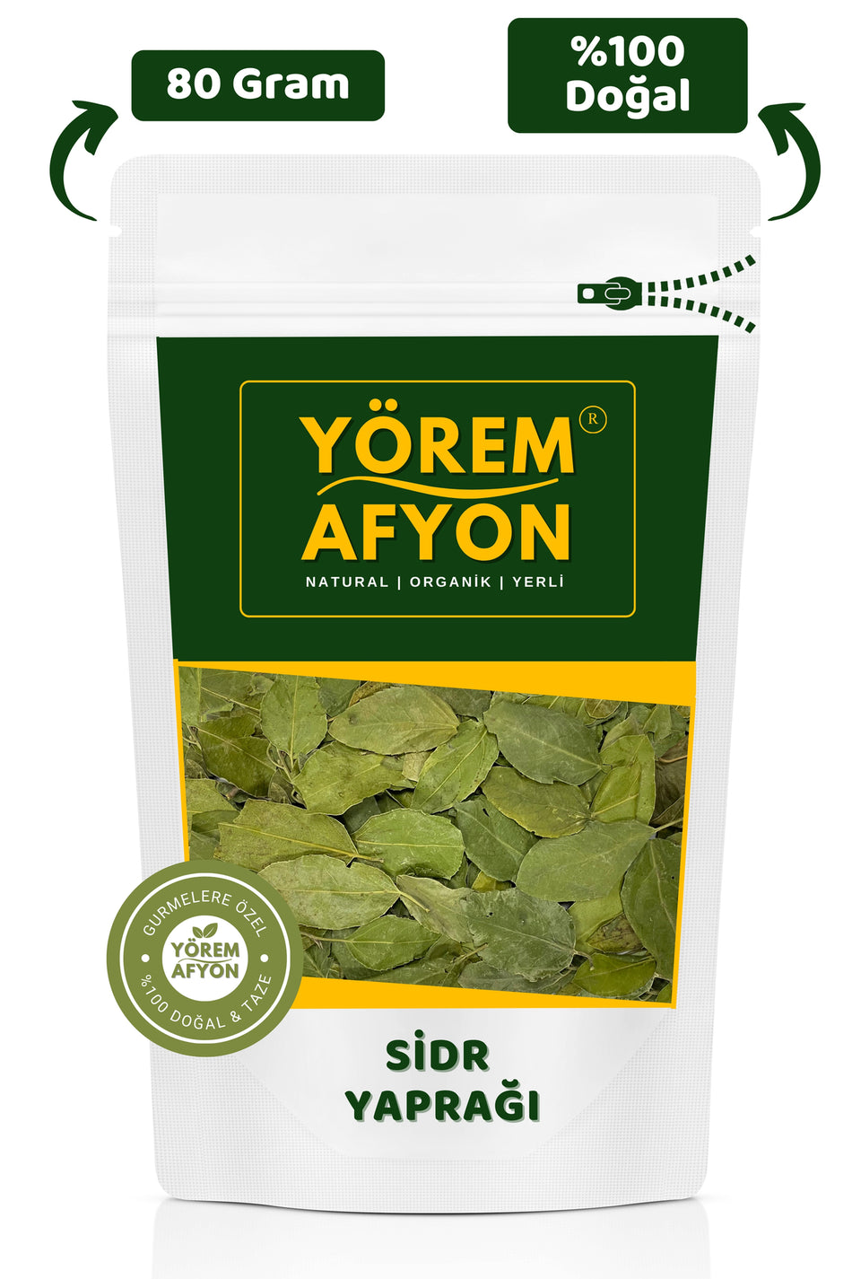 Gulcehre Nature's Purifying Seal & Shield Against Negative Energy Genuine Sidr Leaf {Cedar – Sidir} | 80g - MALLTURK