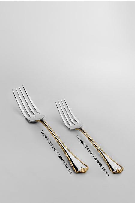Nehir fulya altin Plain 12 Place Setting 84 Piece deri Boxed Flatware Set - MALLTURK