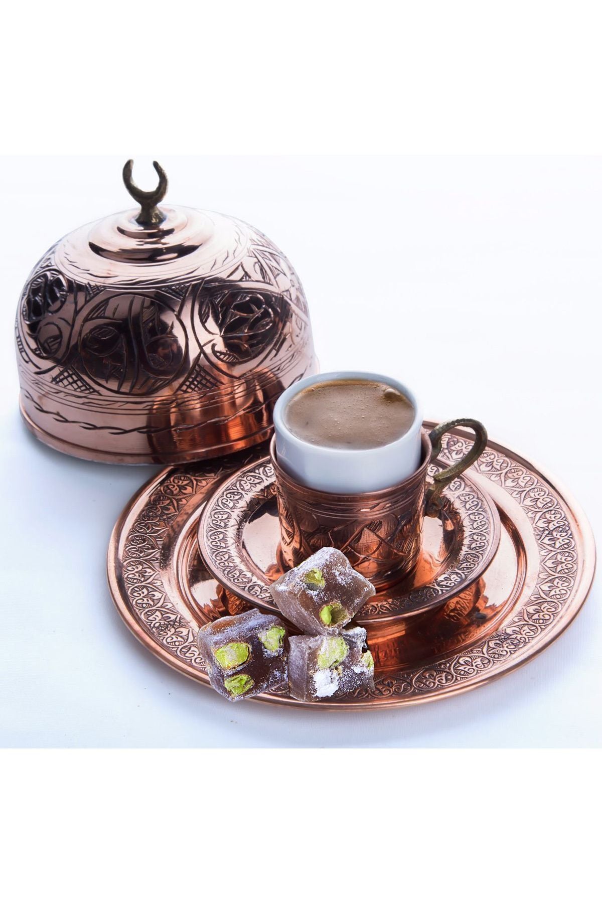 Cerez pazari Double Roasted extra Pistachio Turkish Delight Gift Box metal kutuda 370gr - MALLTURK