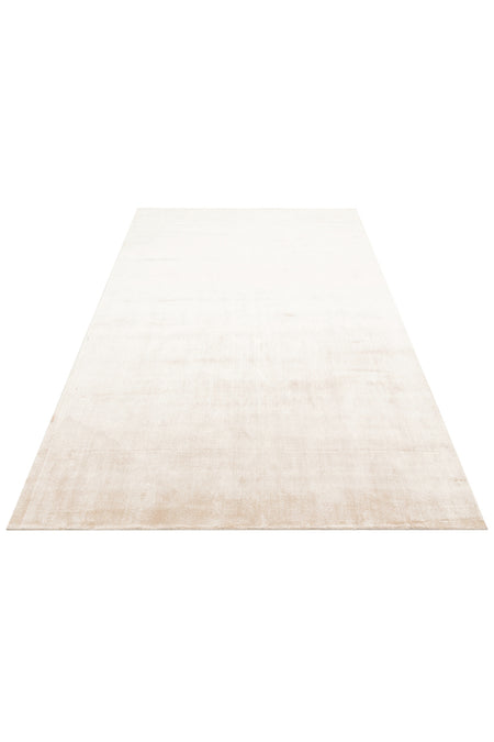 Vog Hali Alure Beige Handwoven Pure Bamboo Rug Luxury Soft Minimalist Modern Living Room and Lounge Rug - MALLTURK