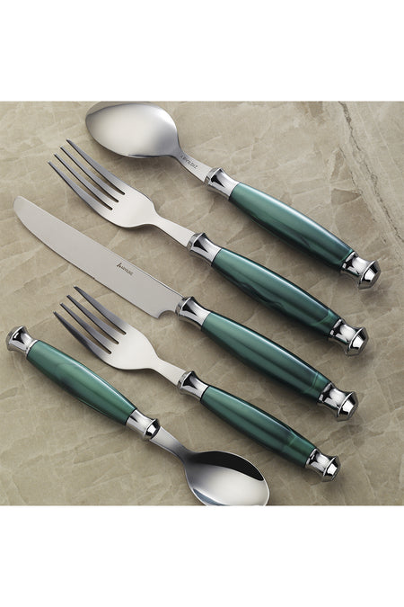 Aryildiz ravello 6 Place Setting 30 Piece Flatware Set yesil - MALLTURK