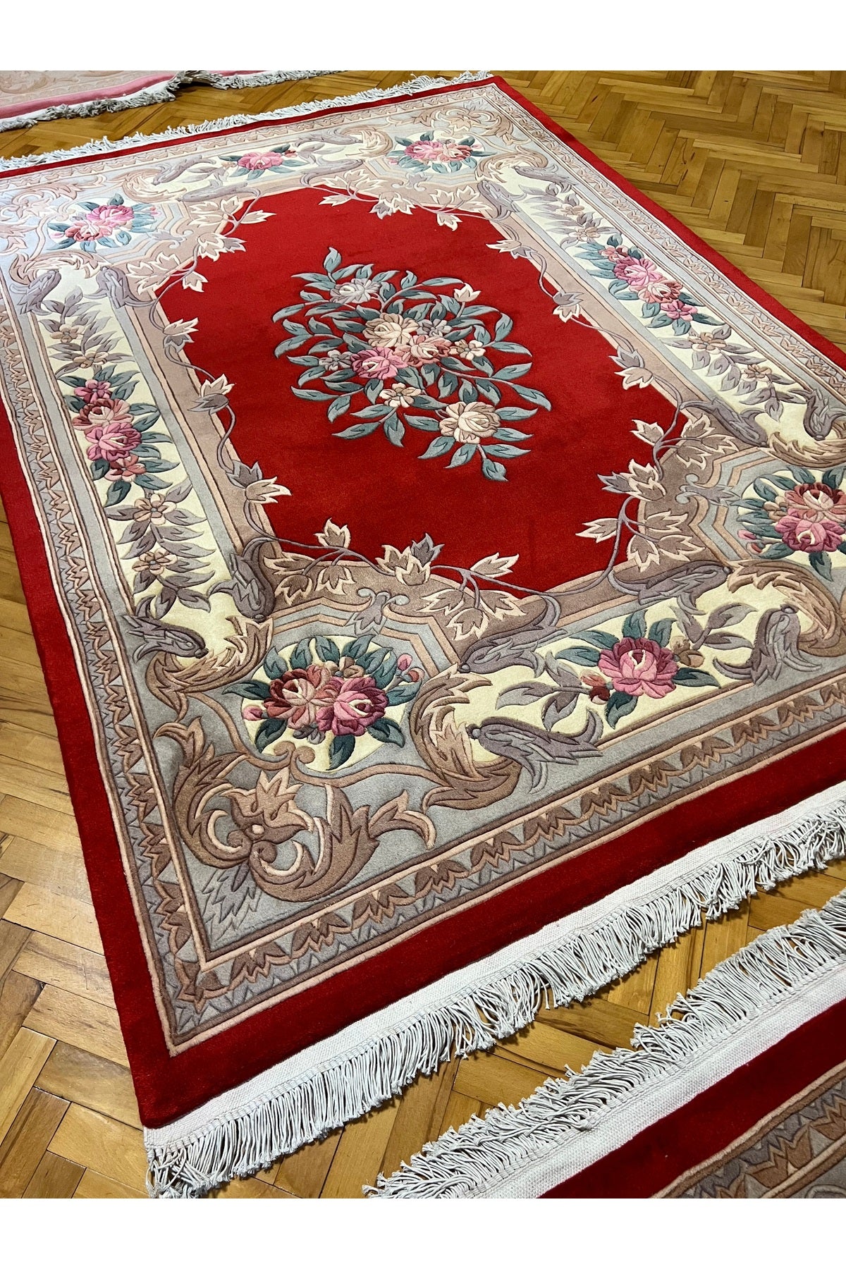 RD RAMAZAN DAG Hand Rug Art Hand-Woven Embossed Chinese Rug Premium Quality Wool Weave Size 240x170 - MALLTURK