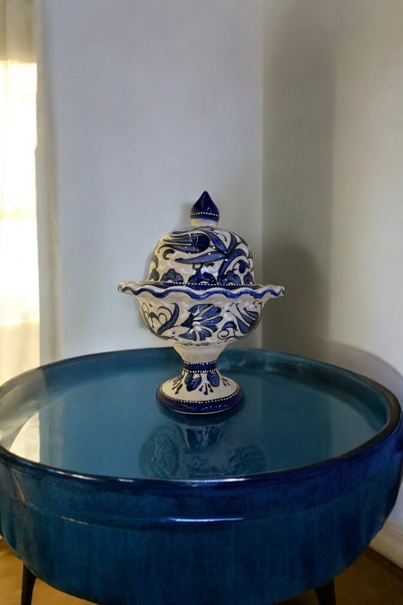eporselen Footed Tile Candy Bowl - MALLTURK