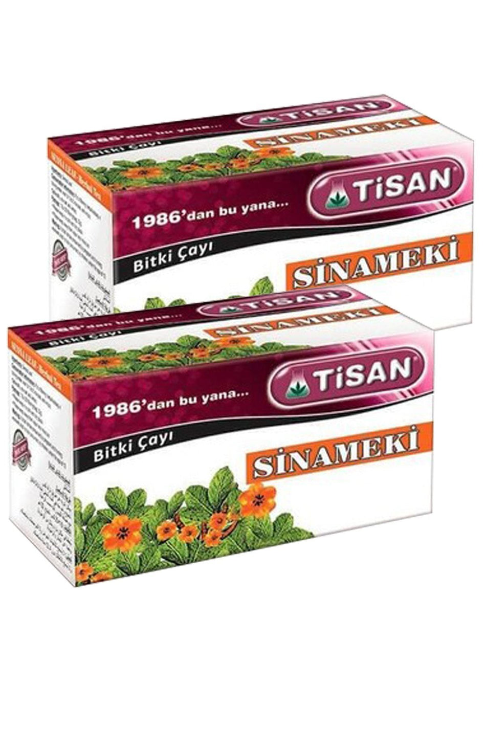 Tisan 2 Boxes Senna Tea Bags, Senna Herbal Tea, Senna Tea Bags