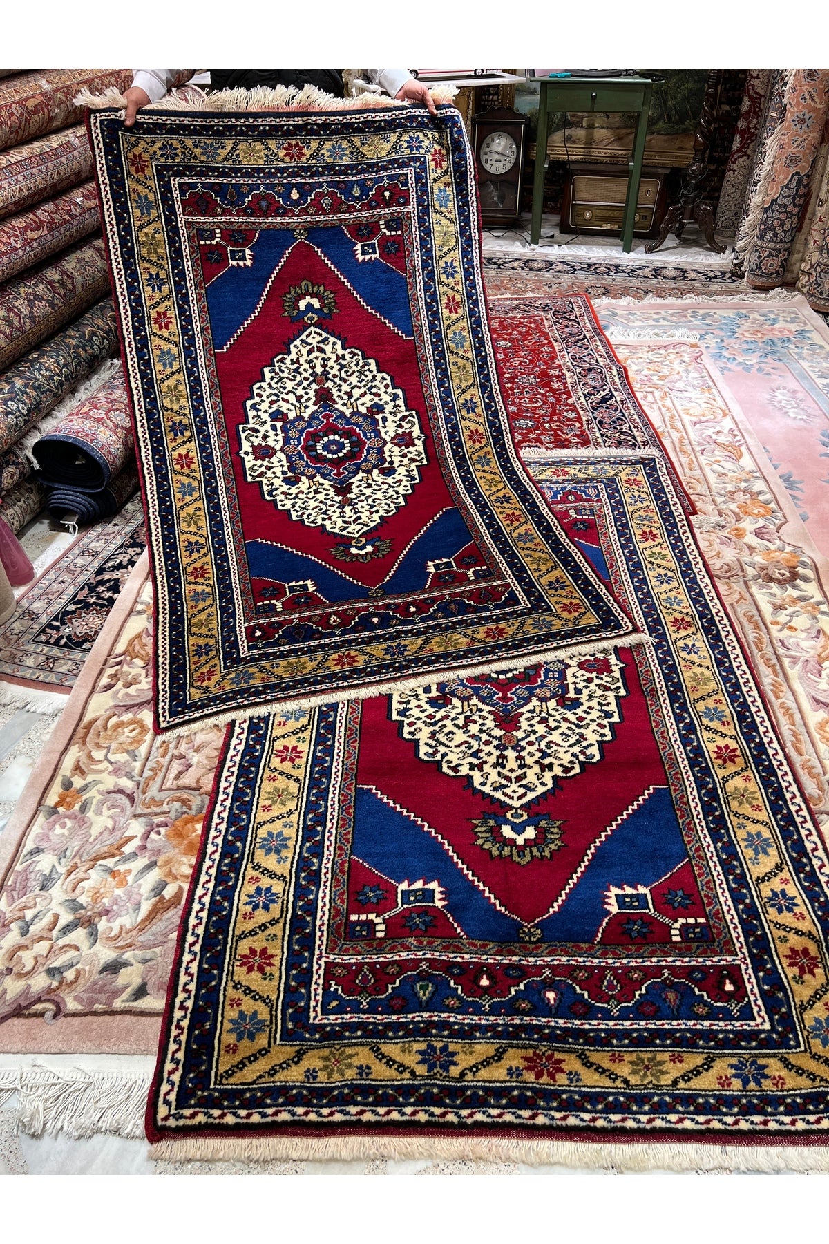 RD RAMAZAN DAG Hand Rug Art Hand-Woven Taspinar Rug Yune Wool Weave Olup Natural Dye - MALLTURK