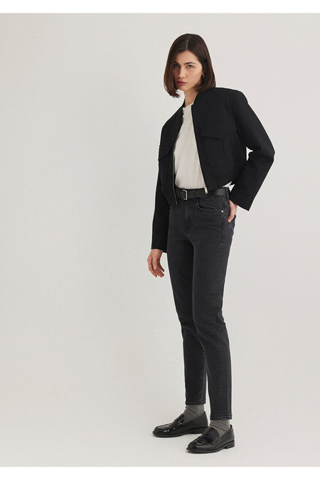 Cindy Real Mavi Dark Grey Jeans 100277-35250 - MALLTURK