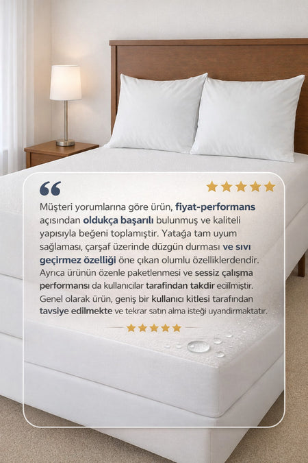 SUVAY Waterproof Microfiber Fitted Mattress Protector - MALLTURK