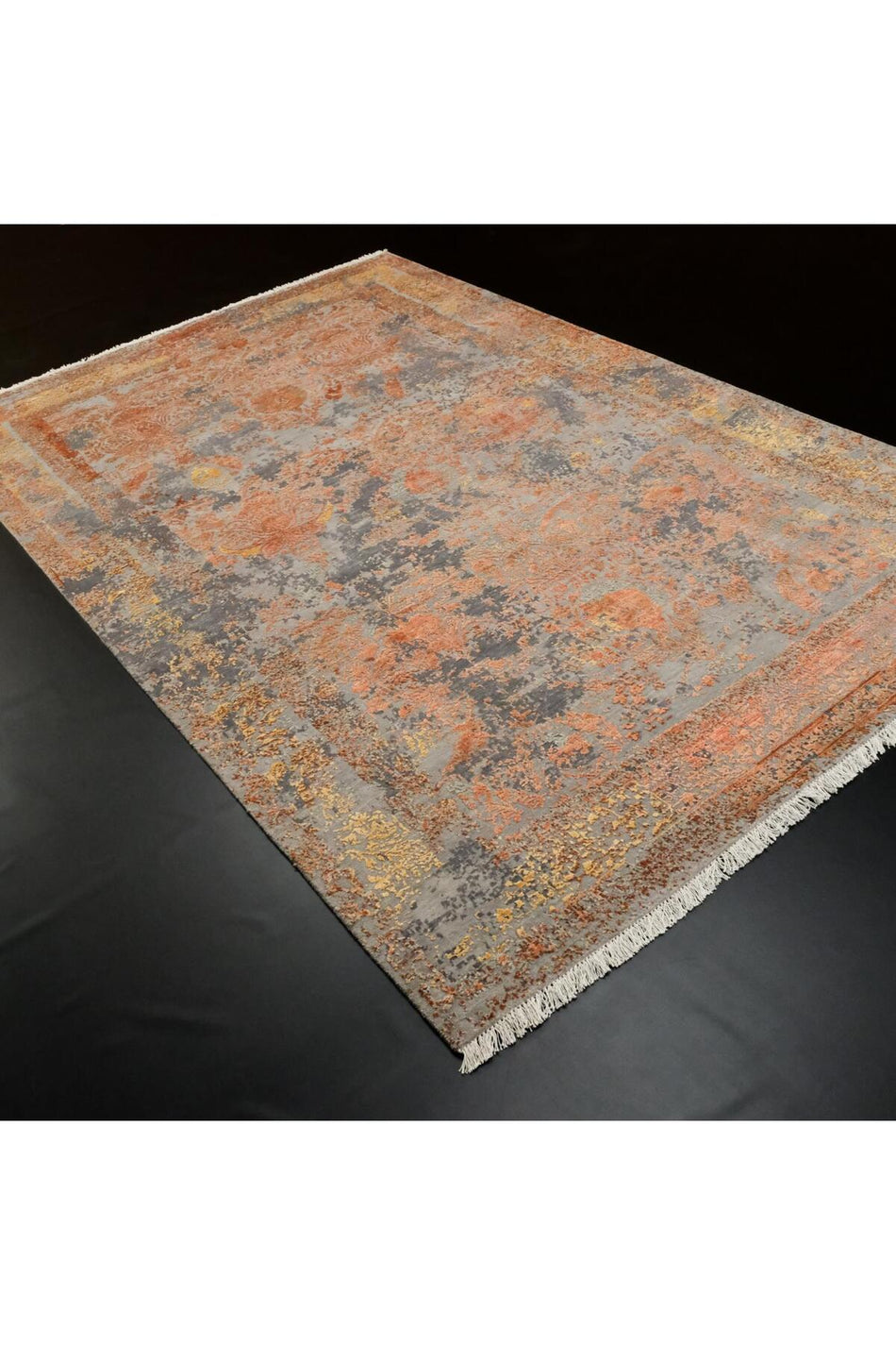 Halicizade Hand-Woven Vintage Bakir Rug - MALLTURK