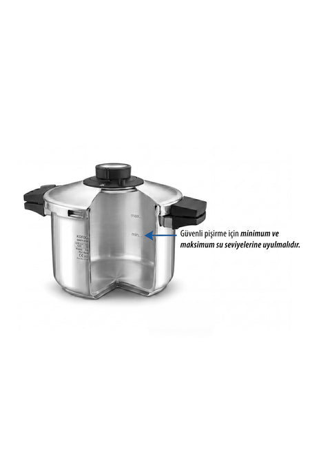 Karaca Quick And Safe induction Base Pressure Cooker Set 6+8 Lt - MALLTURK