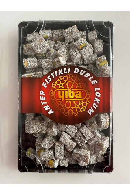 YIBA Pistachio Coconut Double Roasted Turkish Delight 350 g - MALLTURK
