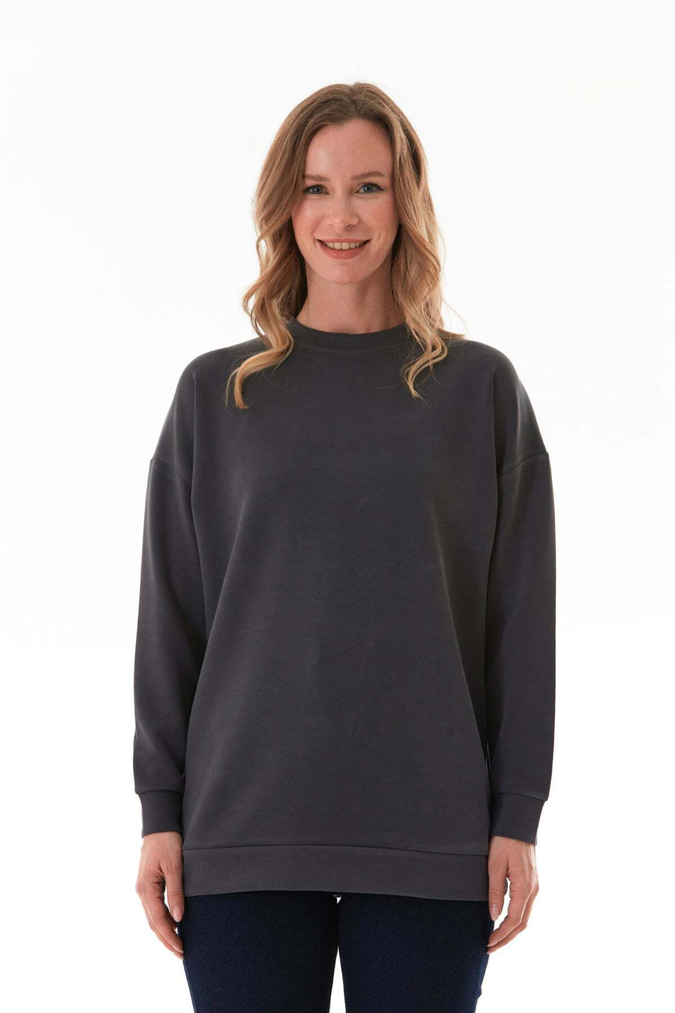 Basic Crew Neck Modal Tunic