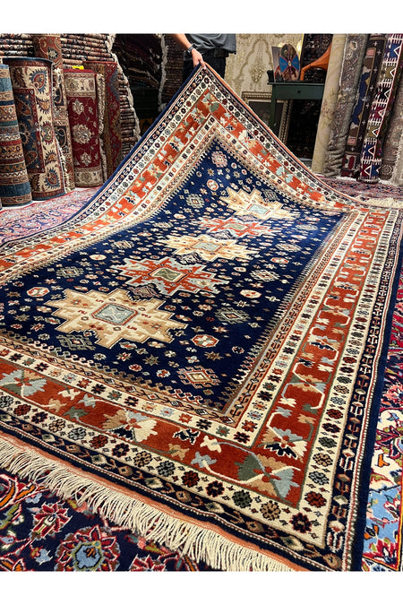 RD RAMAZAN DAG Hand Rug Art Hand-Woven Antik Izmir Yoruk Rug 290x183 - MALLTURK