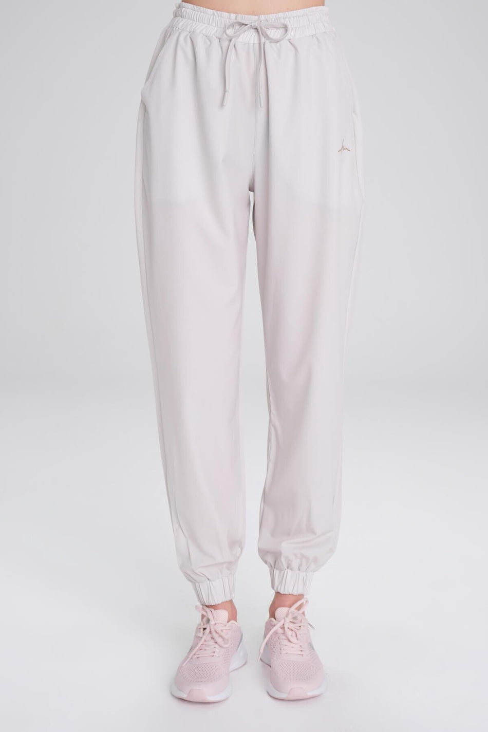 Hasema Active Elasticated Hem Ecru Jogger Sports Pants Sweatpants ACT-1