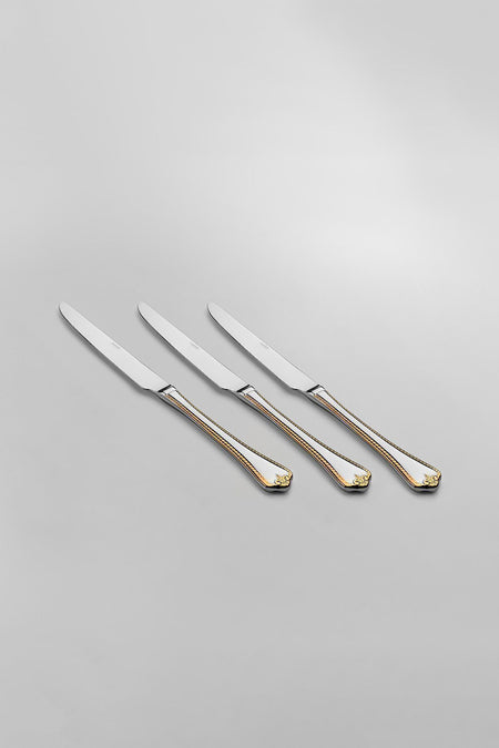 Nehir fulya altin Plain 6 Place Setting 36 Piece Boxed Flatware Set - MALLTURK