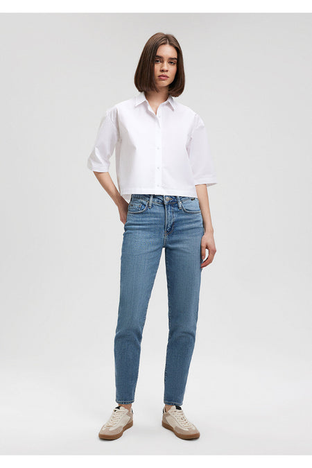 Cindy Classic Denim Vintage Light Mavi Jeans 100277-87640 - MALLTURK