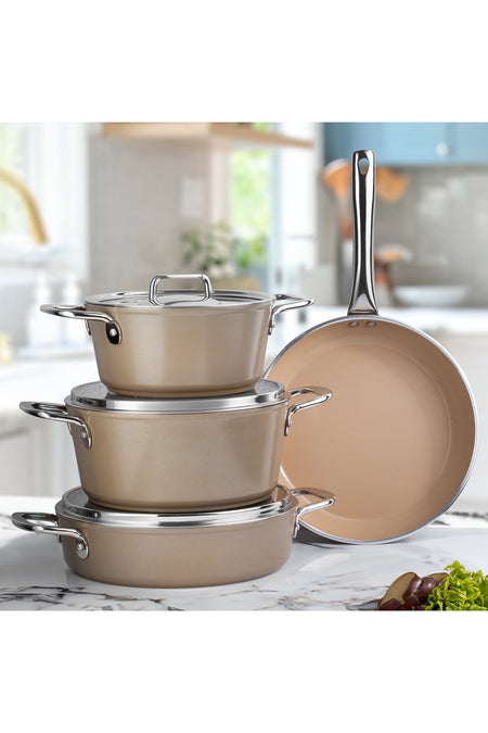 Aryildiz Neo-Ceramic 7 Piece Cookware Set