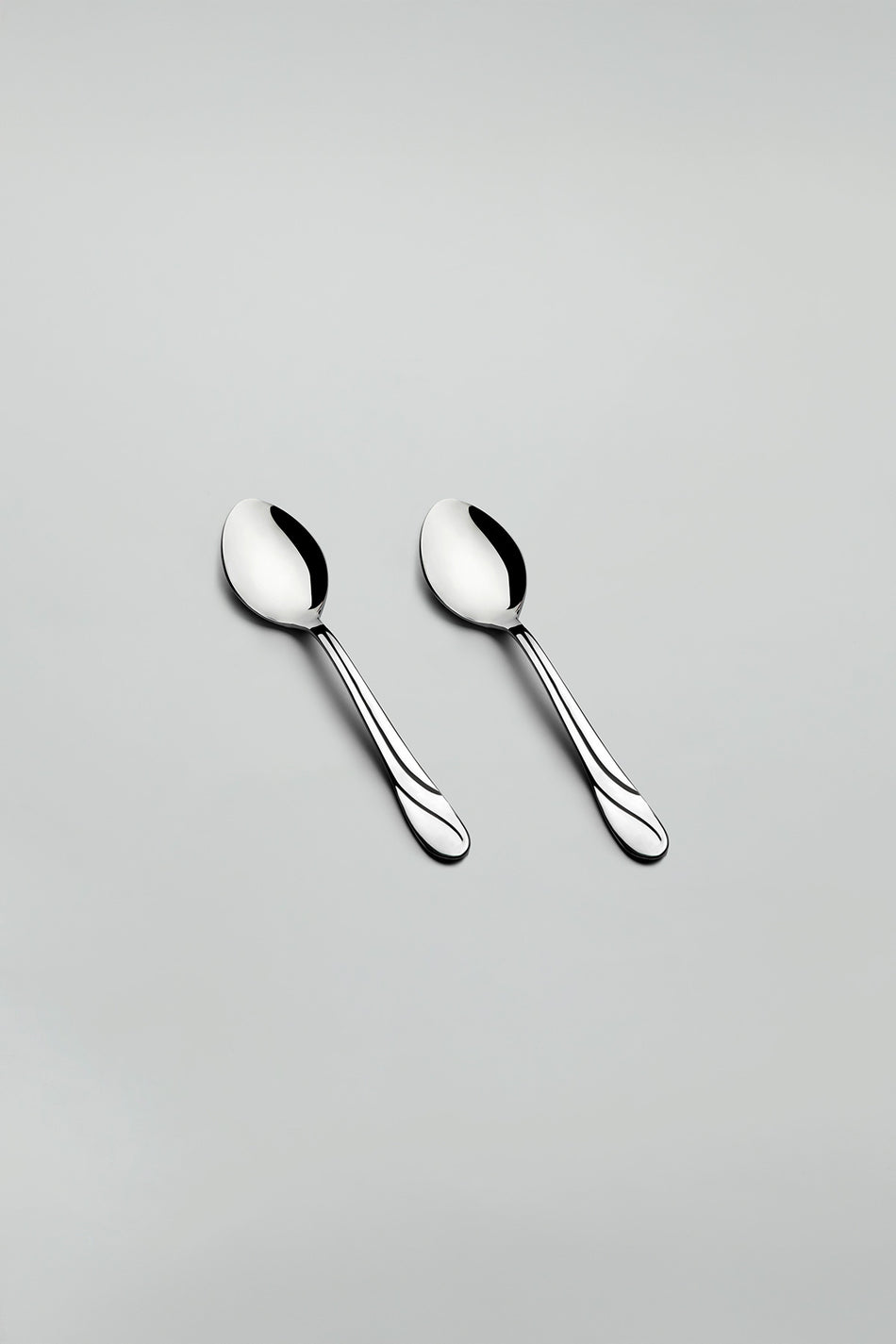 Nehir safir Plain 12 Piece tatli Spoon Set - MALLTURK