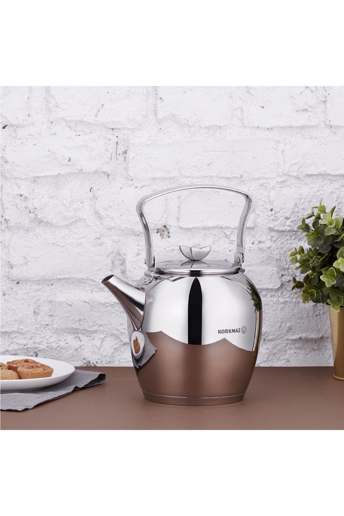 KORKMAZ Butterfly Teapot 2.3 LT A026 - MALLTURK