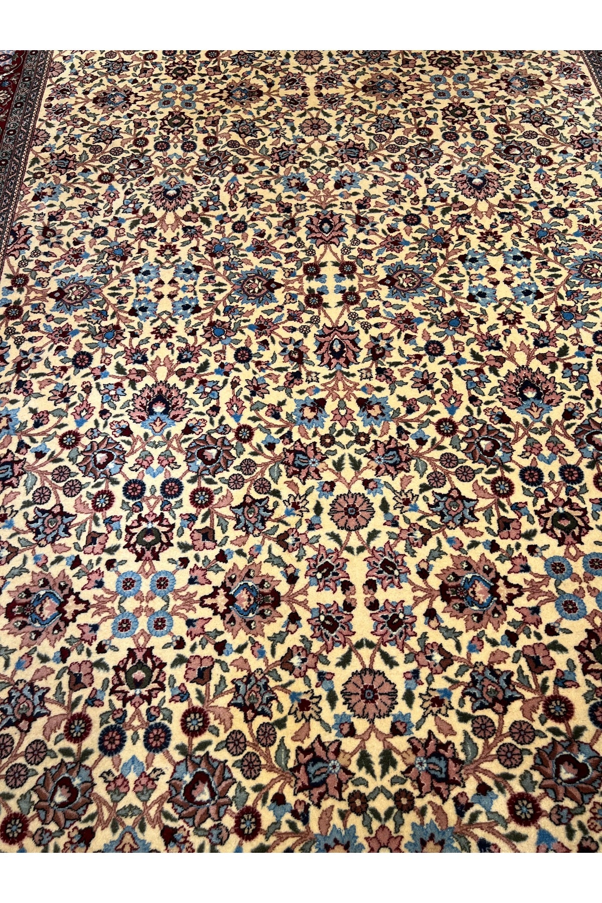 RD RAMAZAN DAG Hand Rug Art Hand-Woven Hereke Rug Lalezar Design Sumerbank Weave Size 300x200 - MALLTURK