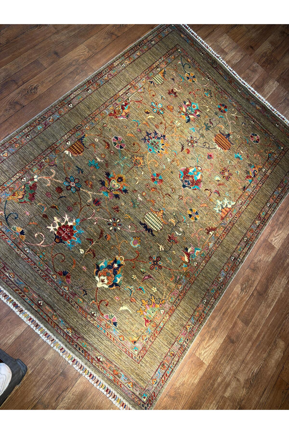 Wool Hand-Woven Afghan Rug