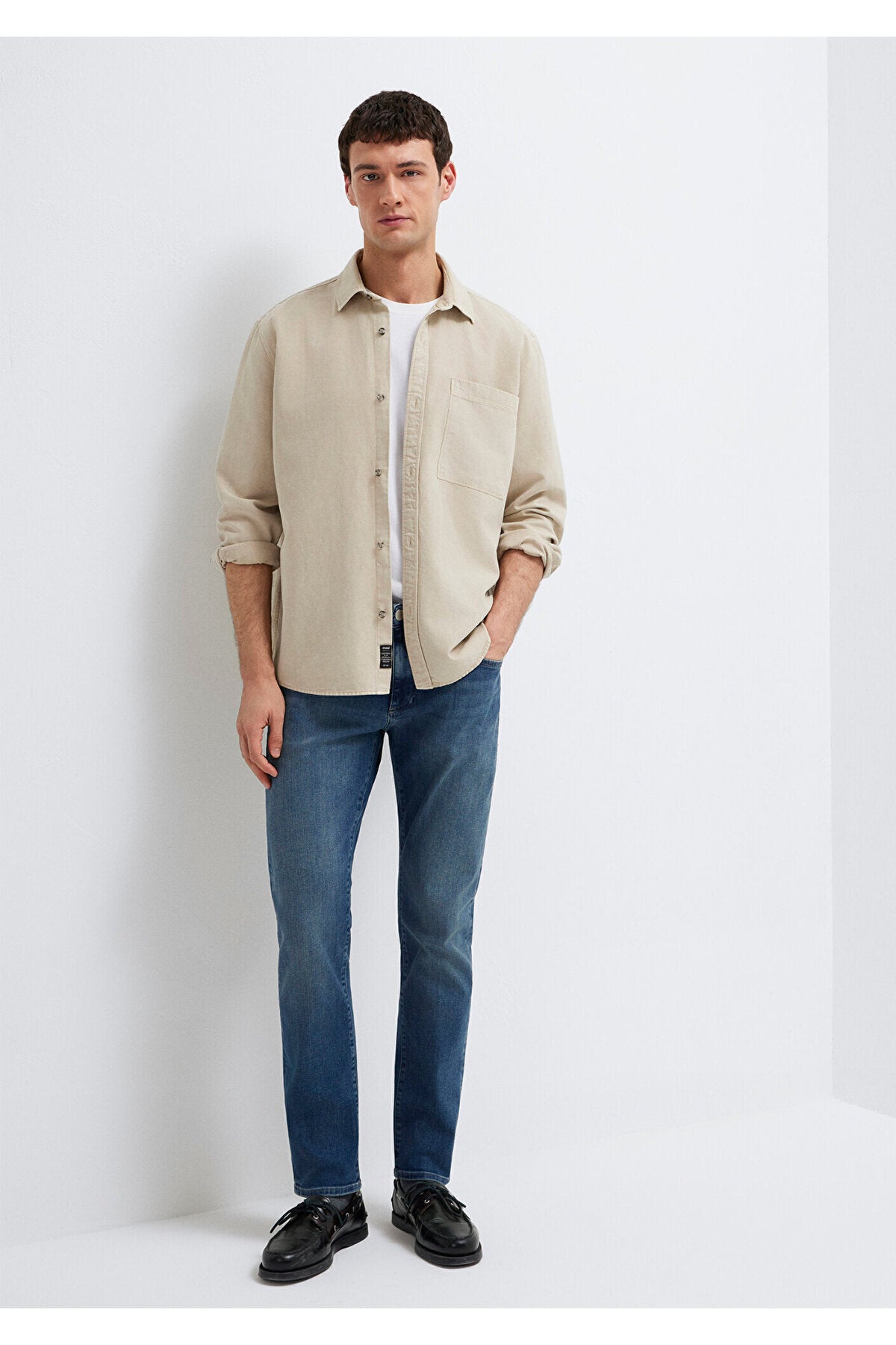 Marcus Premium Mavi Vintage Dark Jeans 00351A1727 - MALLTURK