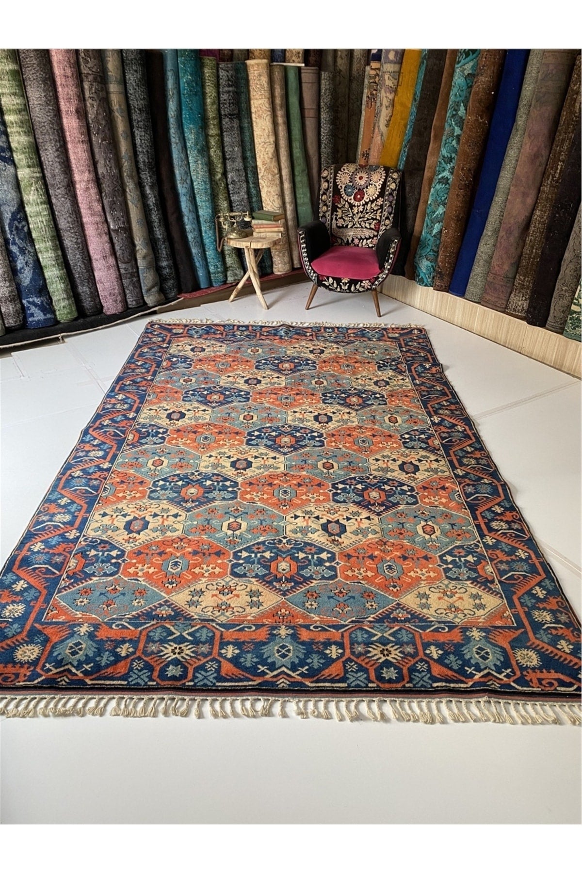 SIRVAN Rug Hand-Woven ANTIK YORUK Rug - MALLTURK