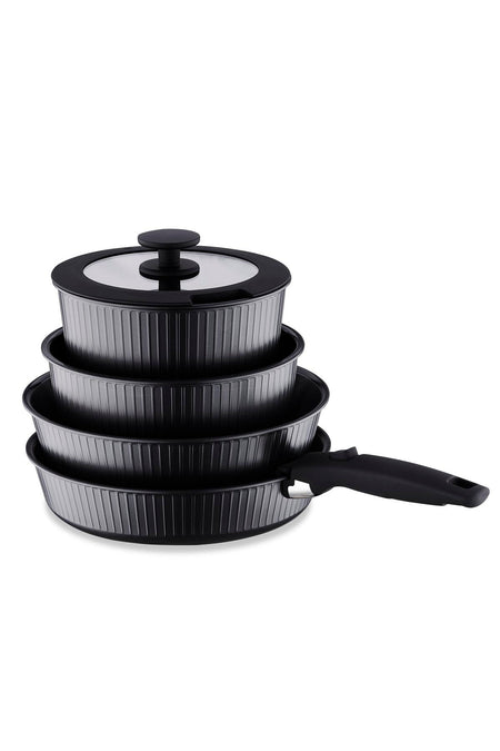 KORKMAZ Nova Pratika 8 Piece Cookware Set
