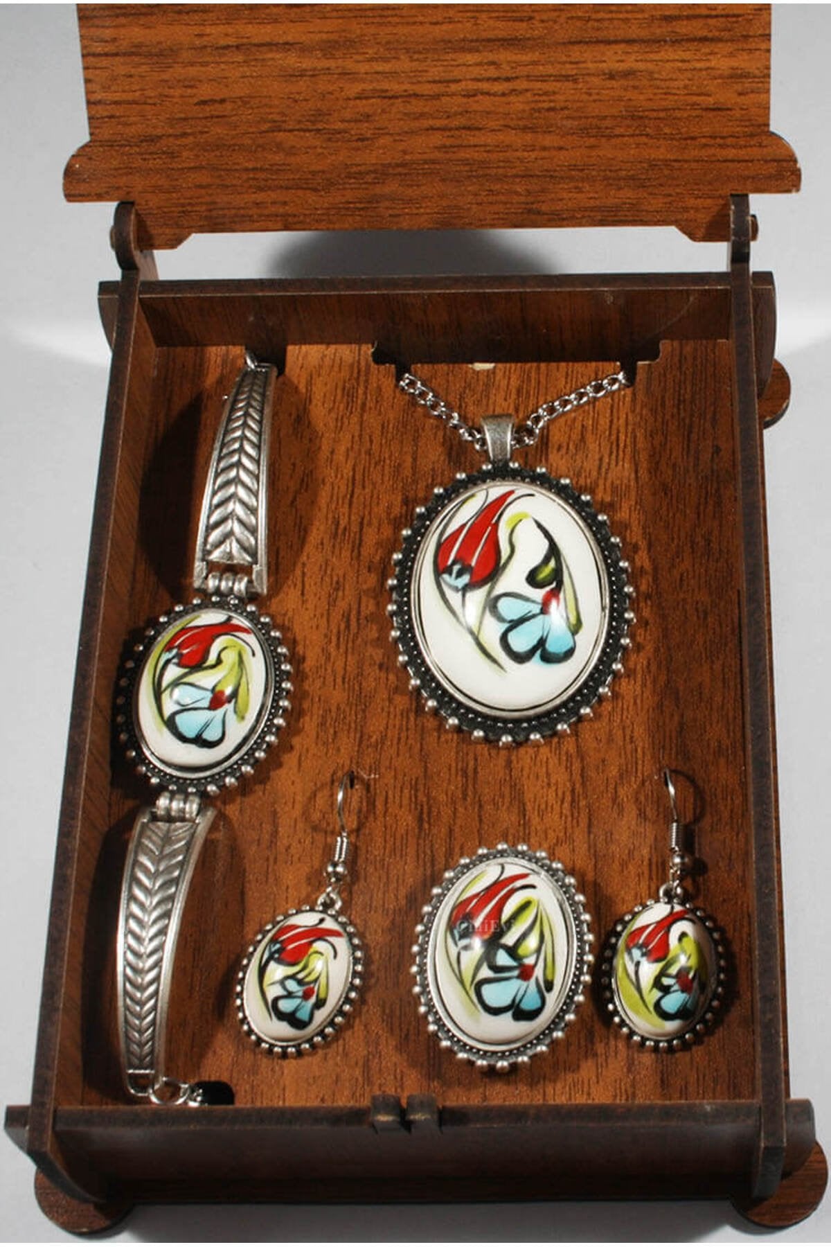 Cini Evi Single Tulip Jewelry Set - MALLTURK