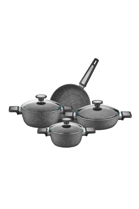 Aryildiz Vortex Granitium 7 Piece Cookware Set