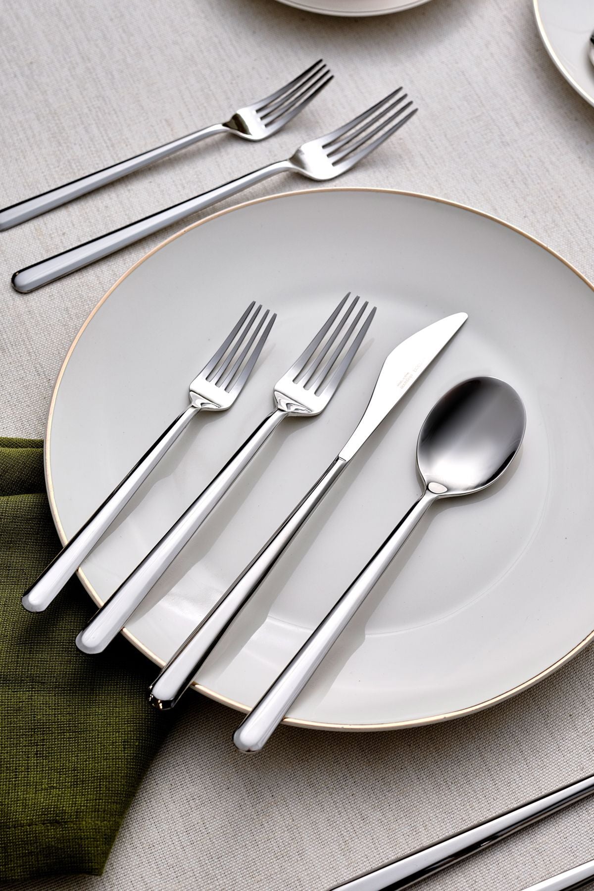 Karaca mandy 24 Piece 6 Place Setting Flatware Set Boxed - MALLTURK