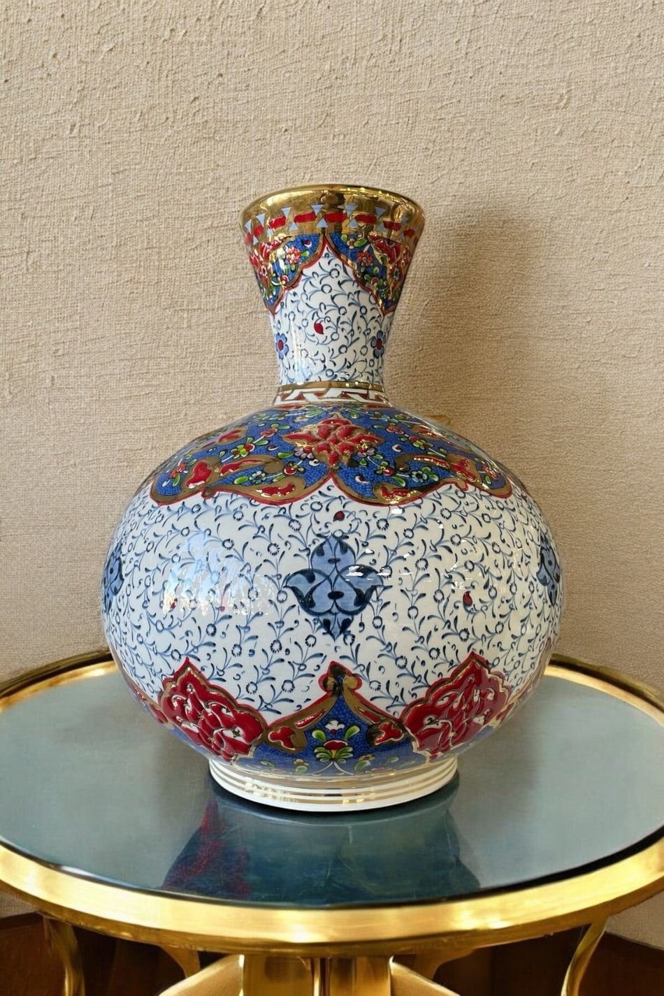 Eporselen Love of Gold 34 cm Vase - MALLTURK