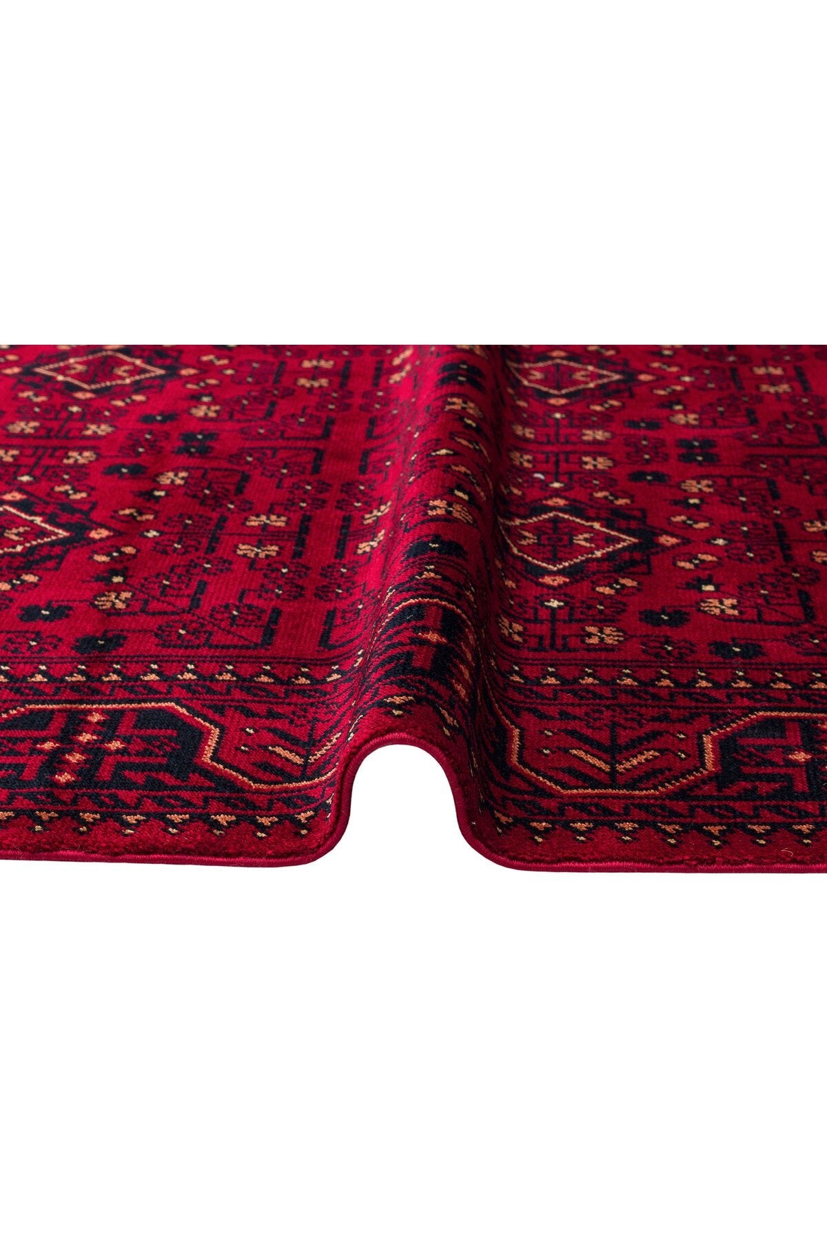 Nesem Hali Boutique EKO Hali NOSTALGIA 960 Red is a special loom rug shaped by the intensive handiwork of women from Usak. - MALLTURK