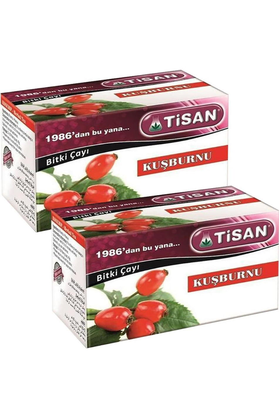 Tisan Rosehip Herbal Filter Tea Bags 2 x 20