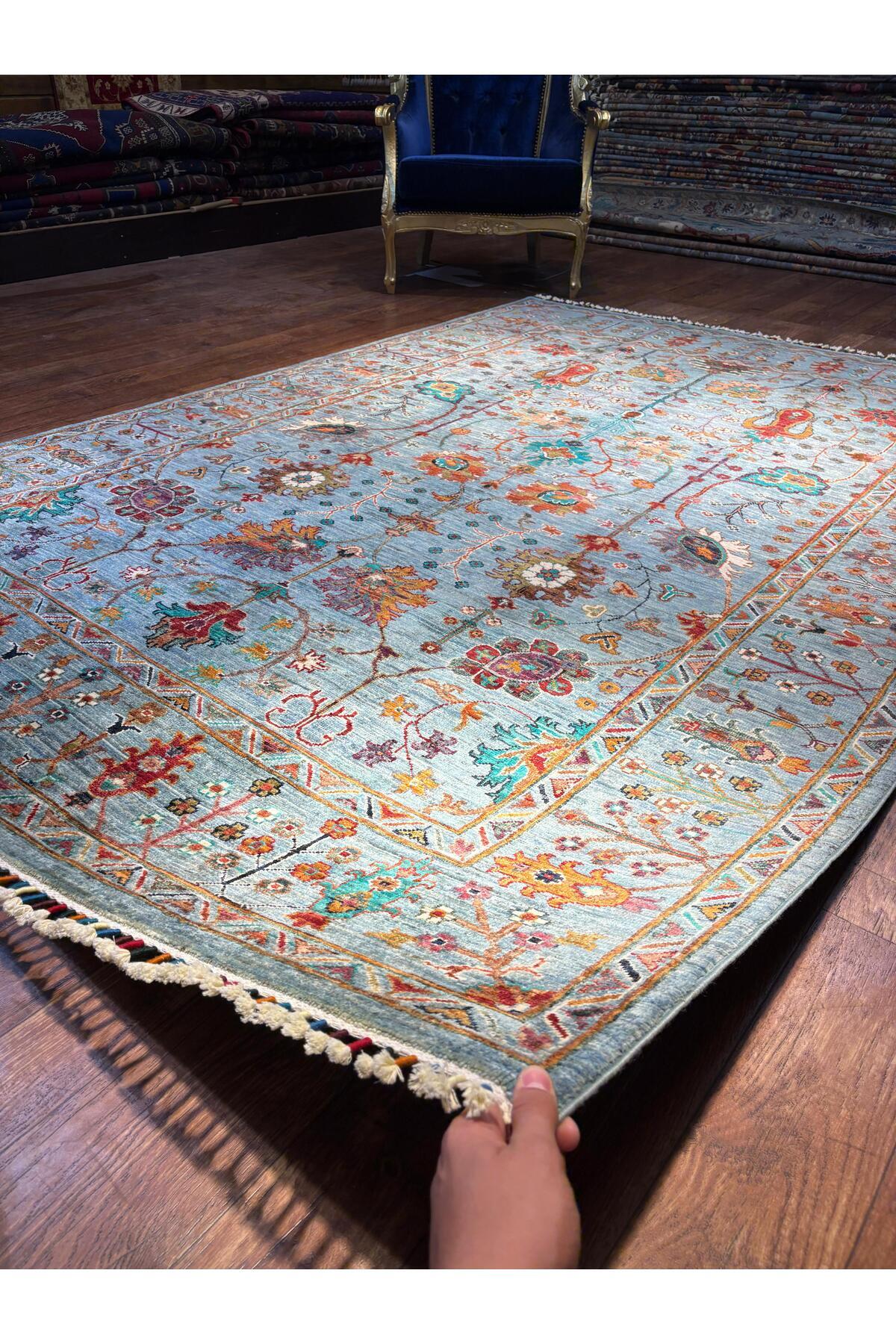 Wool Hand-Woven Afghan Rug