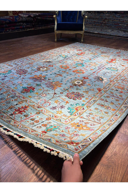 Wool Hand-Woven Afghan Rug