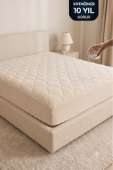 Nart Home Waterproof Cotton Quilted Fitted Mattress Protector - MALLTURK
