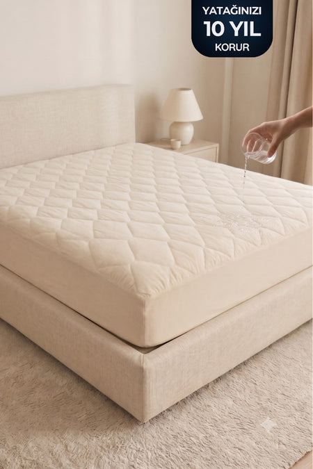 Nart Home Waterproof Cotton Quilted Fitted Mattress Protector - MALLTURK