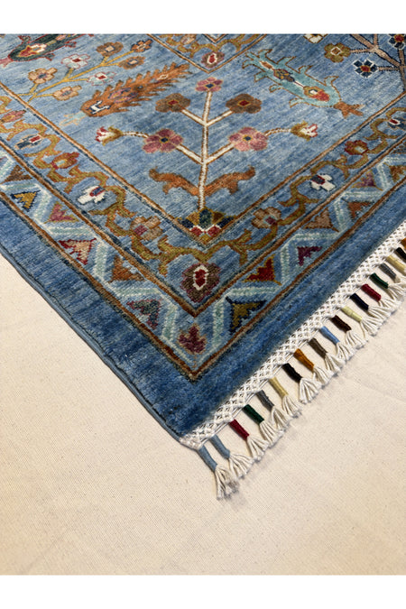 Afgan Rug Hand-Woven 100% Wool Natural Dye Elsanat Eseri with Harika SULTANI Design - MALLTURK