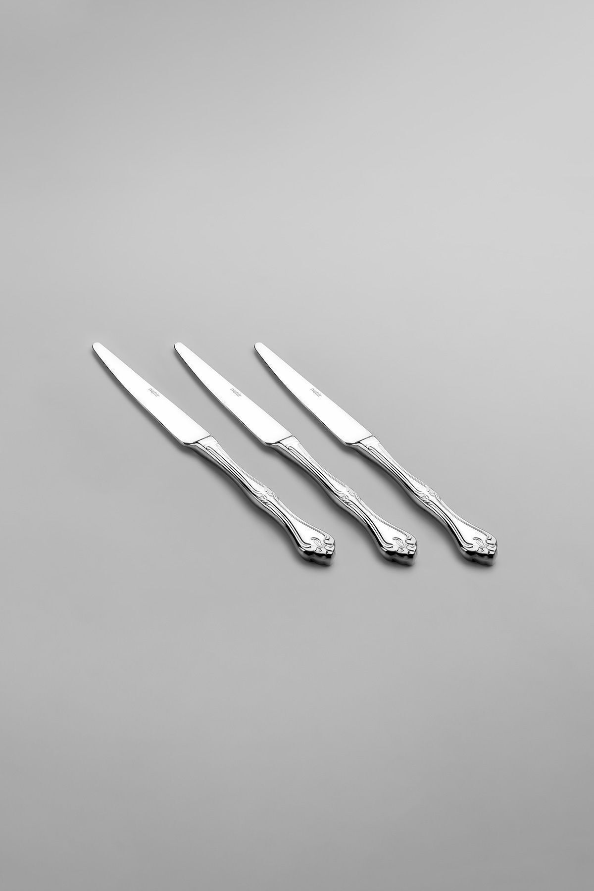 Nehir lalezar Plain 6 Place Setting 36 Piece Boxed Flatware Set - MALLTURK