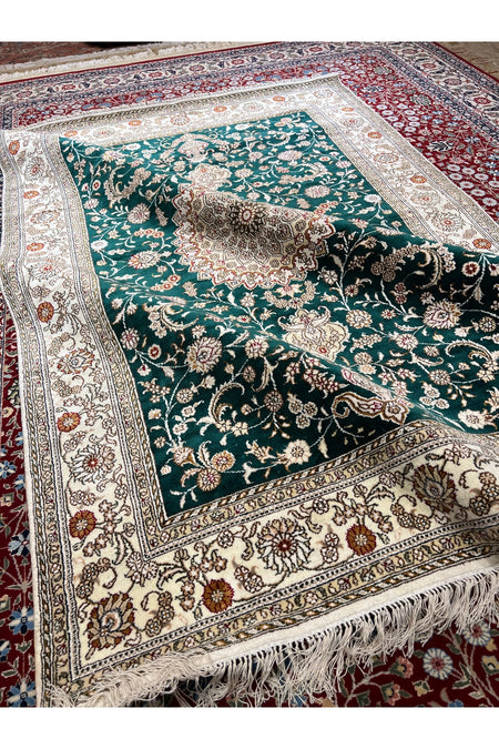 RD RAMAZAN DAG Hand Rug Art Hand-Woven Chinese Silk Rug 190x1.20 - MALLTURK