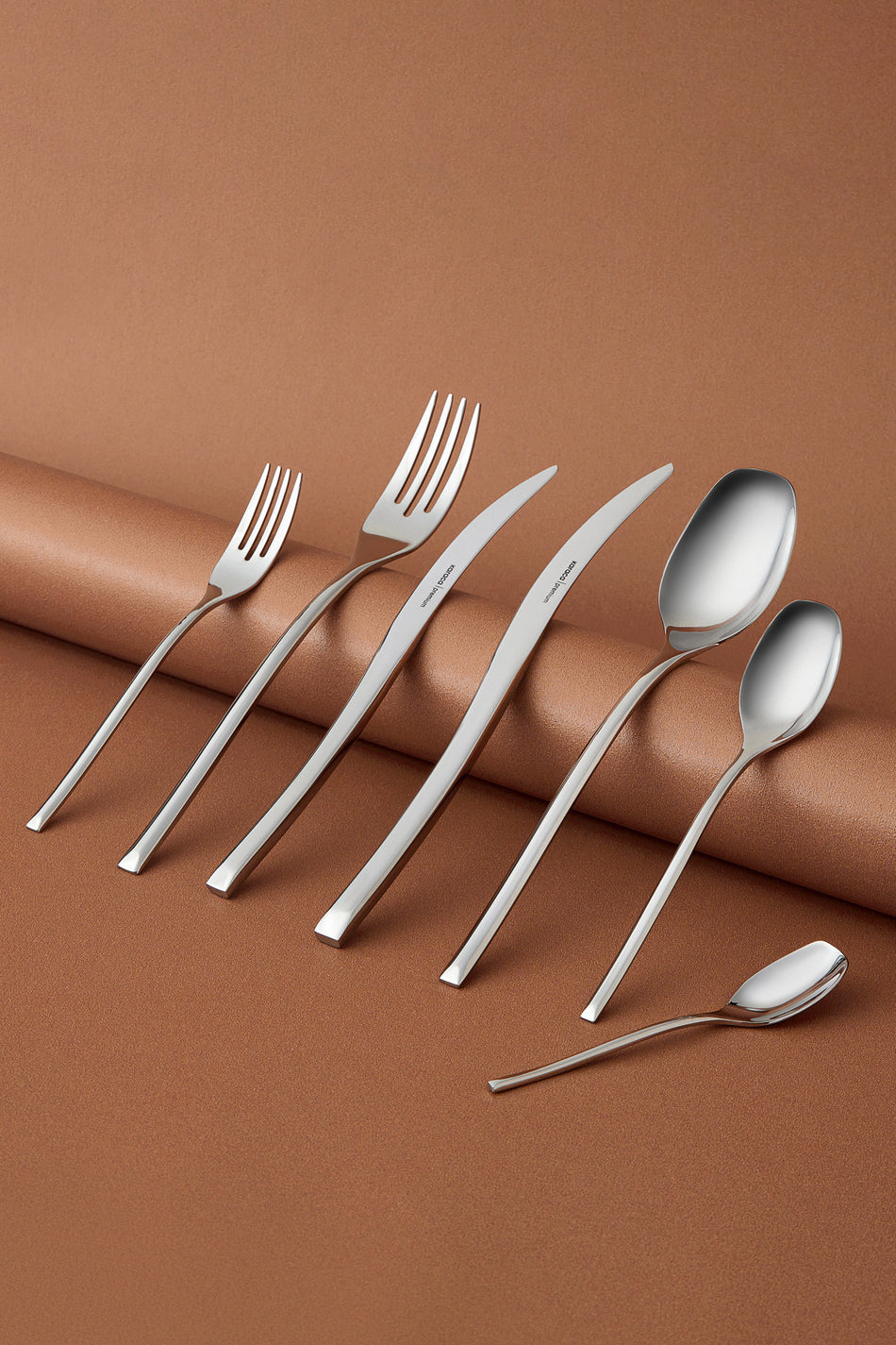 Karaca dora 316 Steel 84 Piece 12 Place Setting premium Flatware Set Boxed - MALLTURK