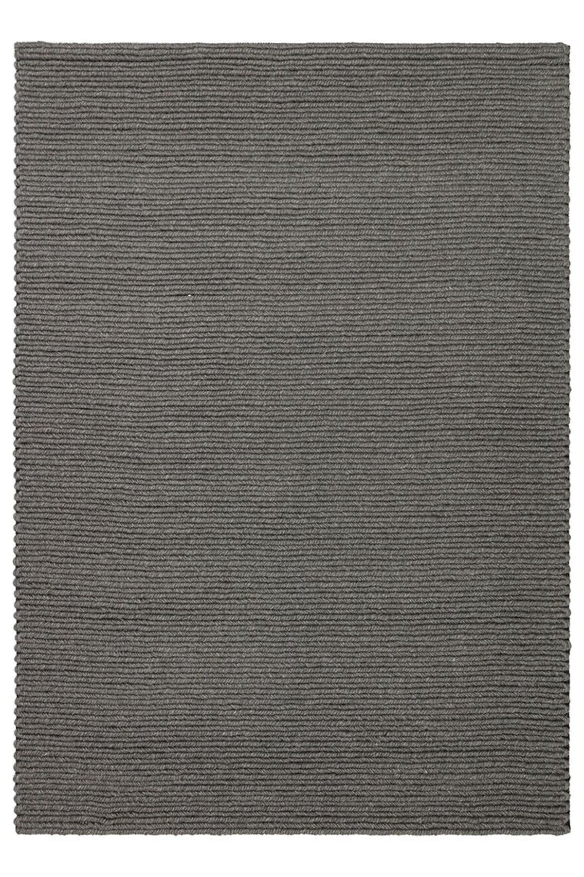Vog Rug Navia Hand-Woven Wool Antrasit Living Room Rug | Natural Bohemian Tarz Kaliteli and Sik Decorative Rug VogSKR