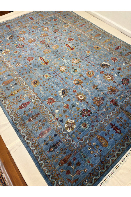 Afgan Rug Hand-Woven 100% Wool Natural Dye Elsanat Eseri with Harika SULTANI Design - MALLTURK