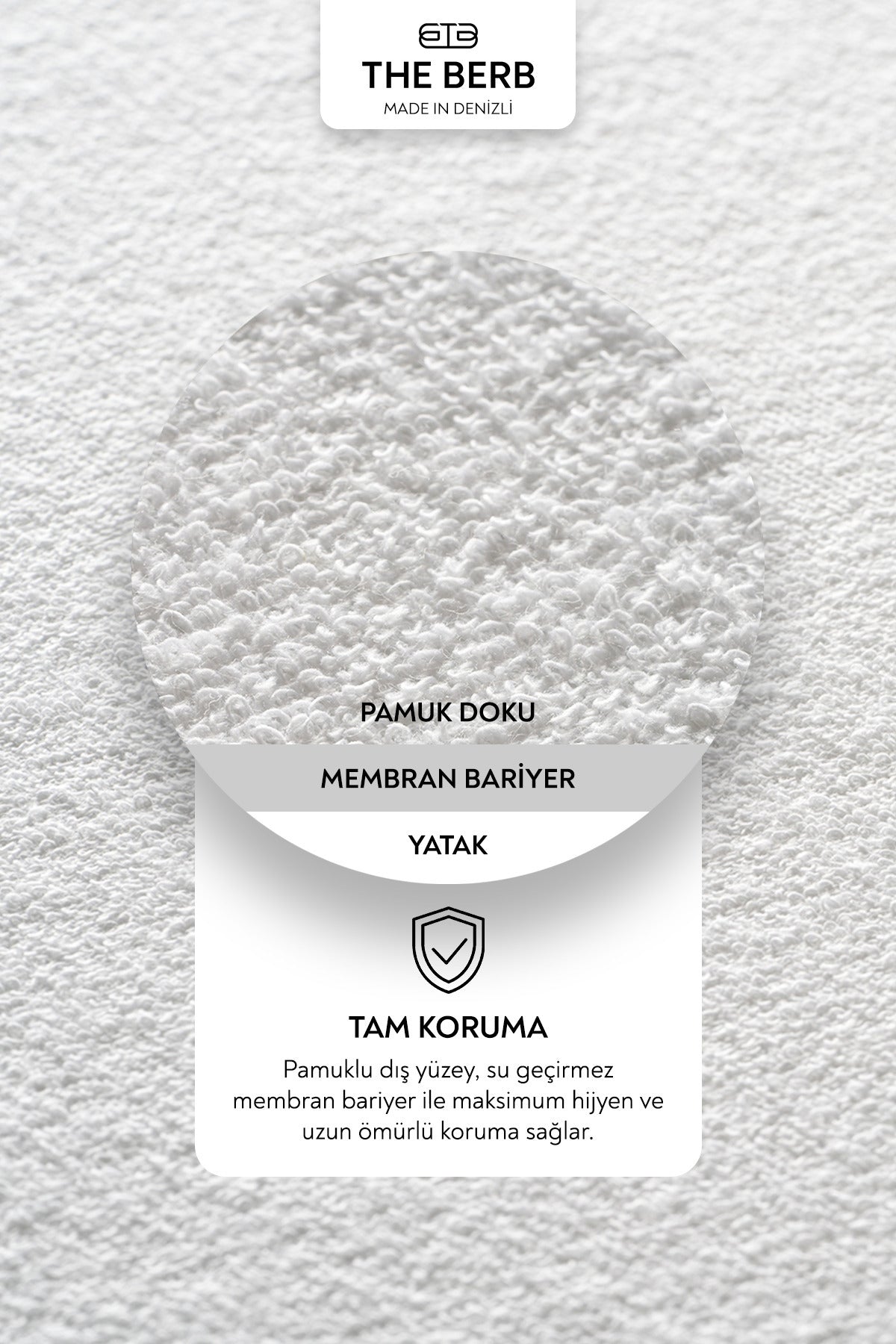 The Berb Waterproof Cotton Fitted Mattress Protector - MALLTURK