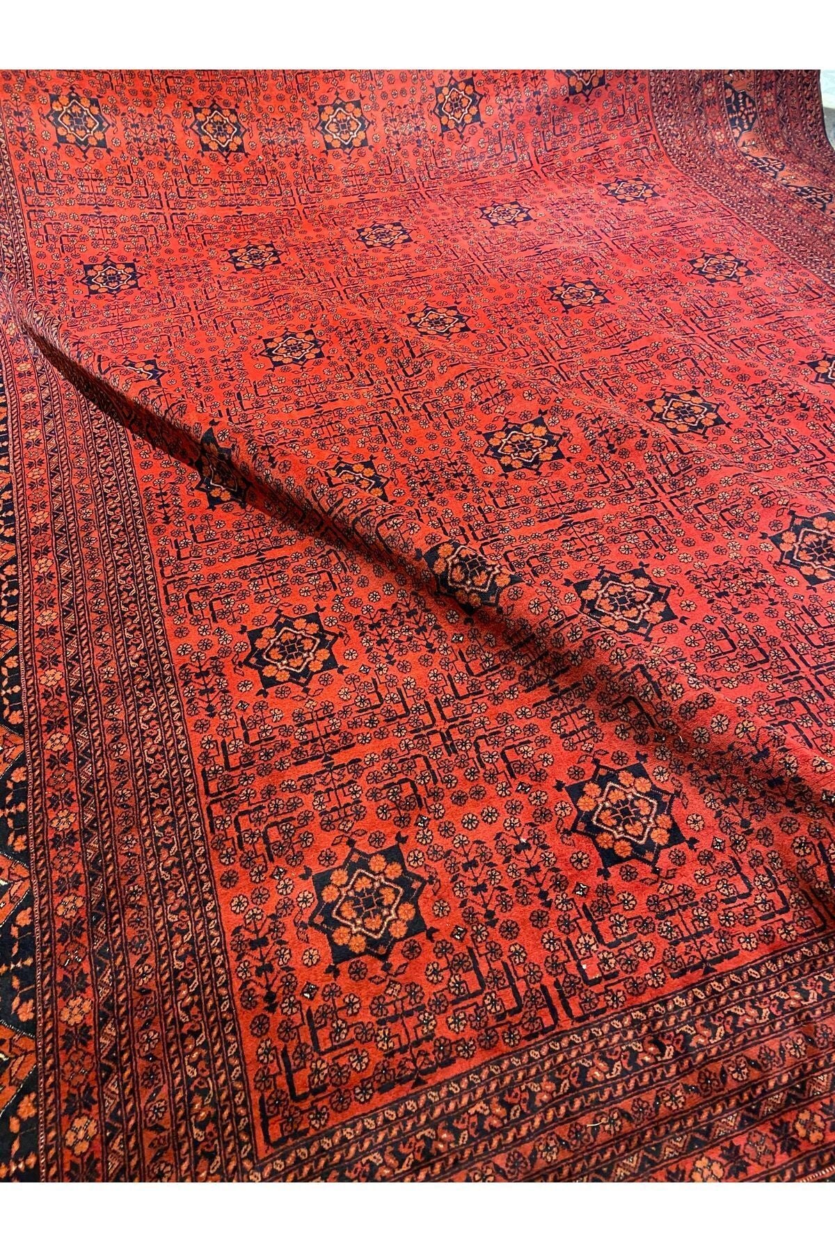 RD RAMAZAN DAG Hand Rug Art Hand-Woven Afgan Bilicik Cotton Base Wool Weave olup Natural Dye 400x300 - MALLTURK