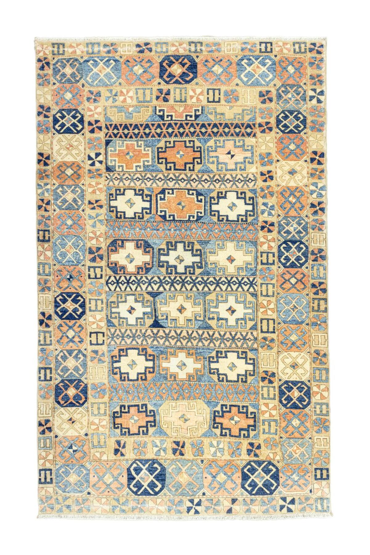 Soho Antiq Roza Primitive Design Hand-Woven Rug 163x255 cm - MALLTURK