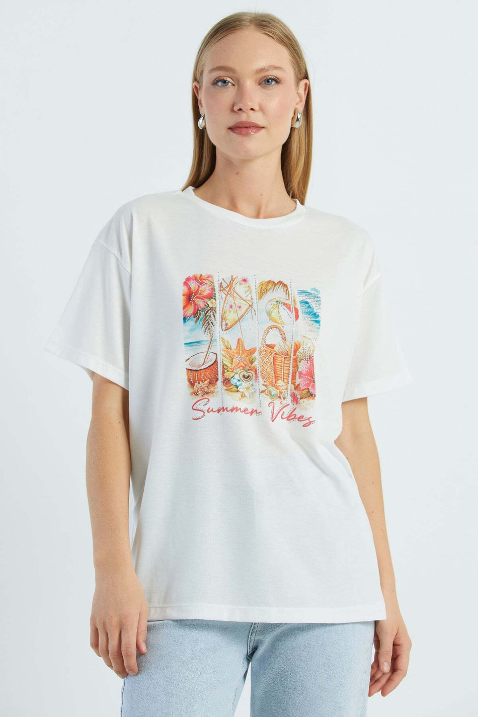Stoned Summer Vibes Printed T-Shirt