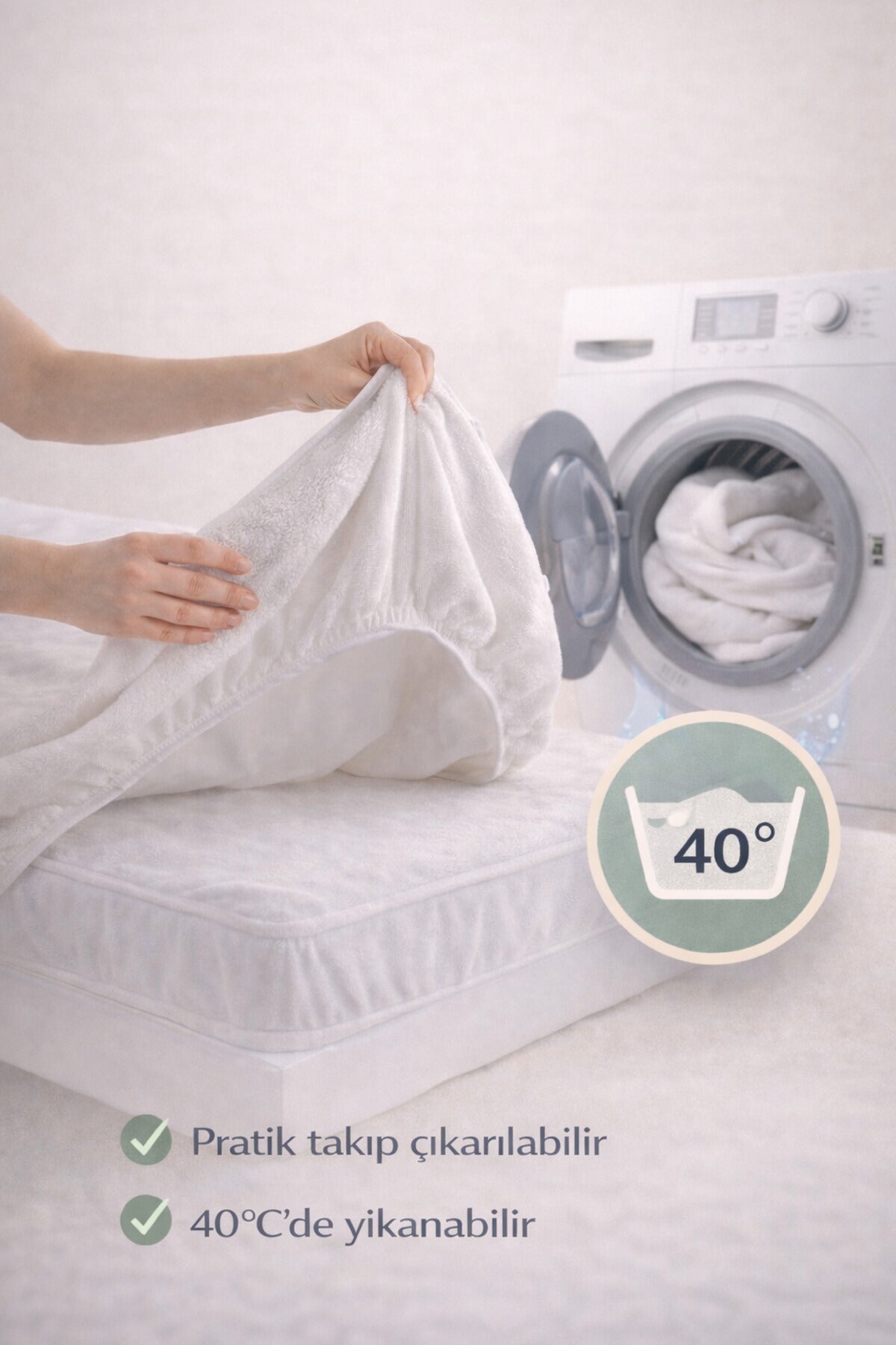 TEXTILEGARDEN Waterproof Cotton Fitted Baby & Kids Mattress Protector - MALLTURK