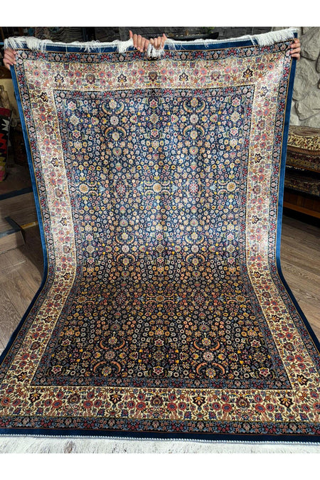 Rustikev Iranian Silk Hereke Rug - MALLTURK