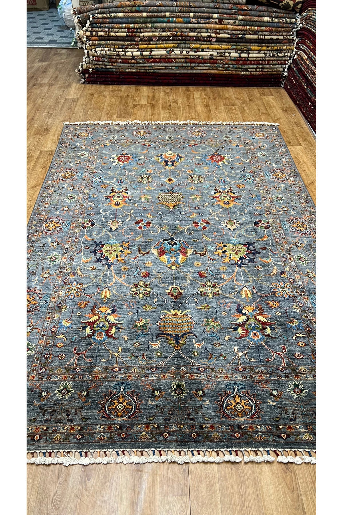 Turkmen Rug Hand-Woven Afghan Rug